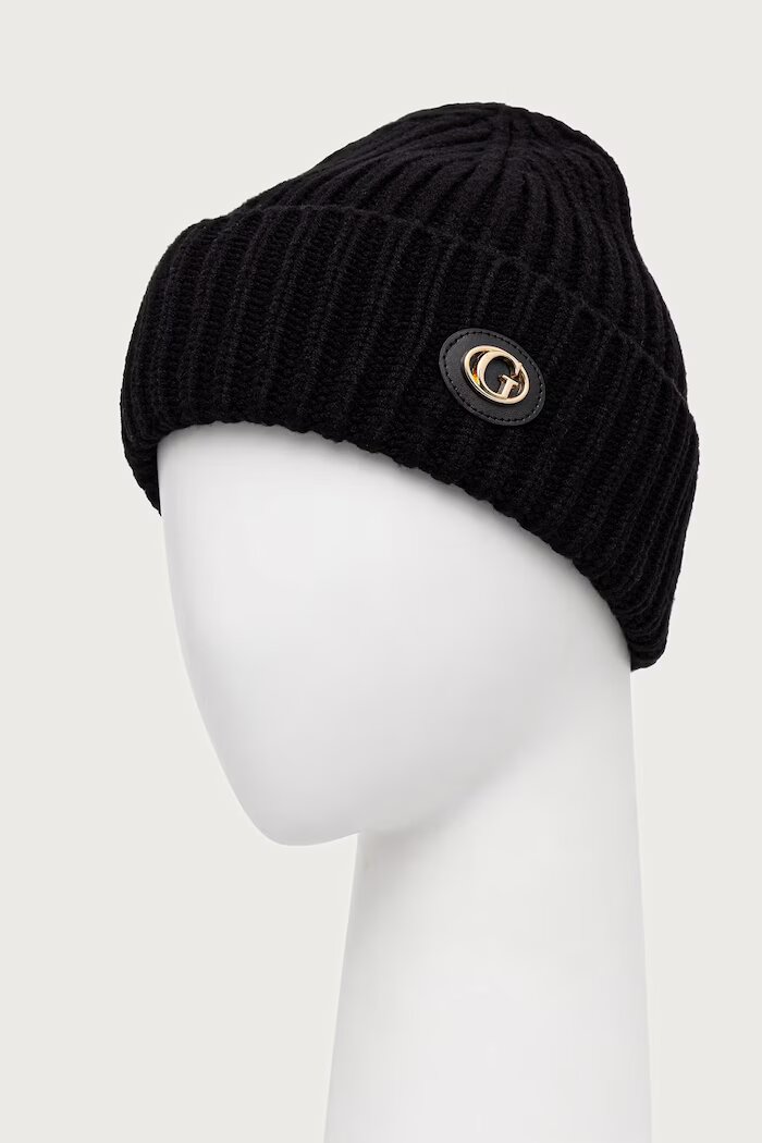 GUESS шапка дамска черна AW5638 POL01