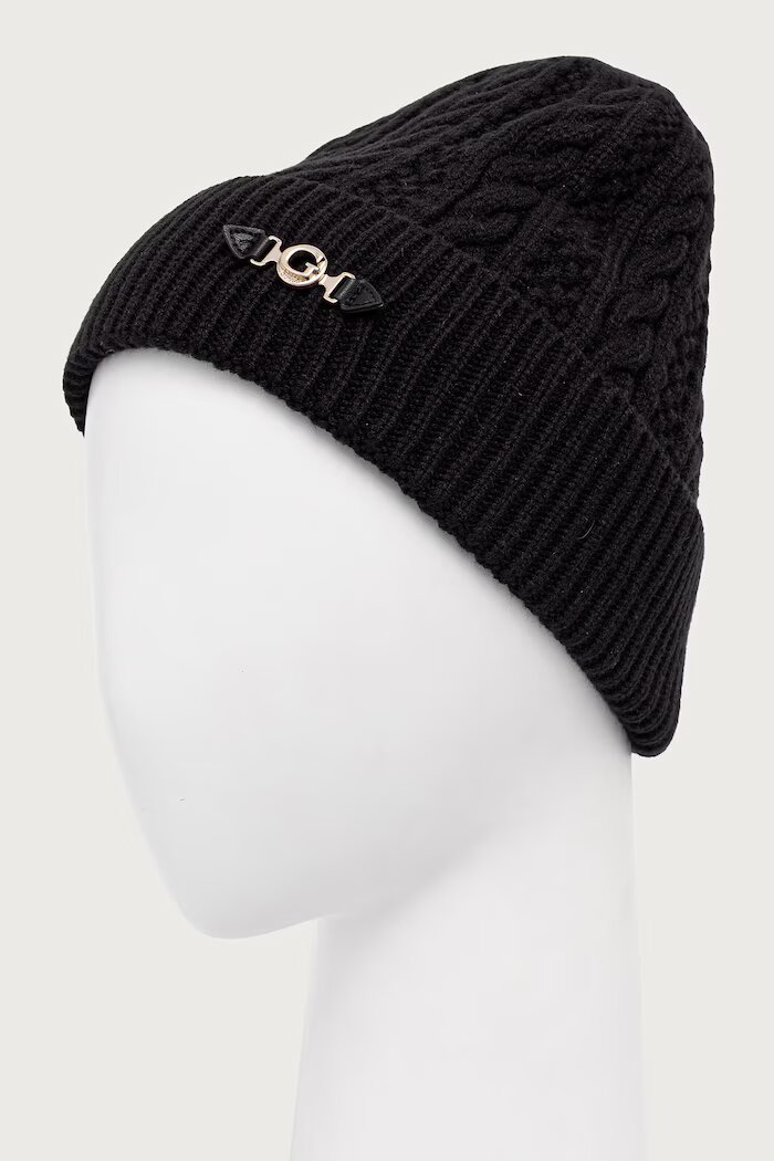 GUESS шапка дамска FRANCES черна AW5646 WOL01