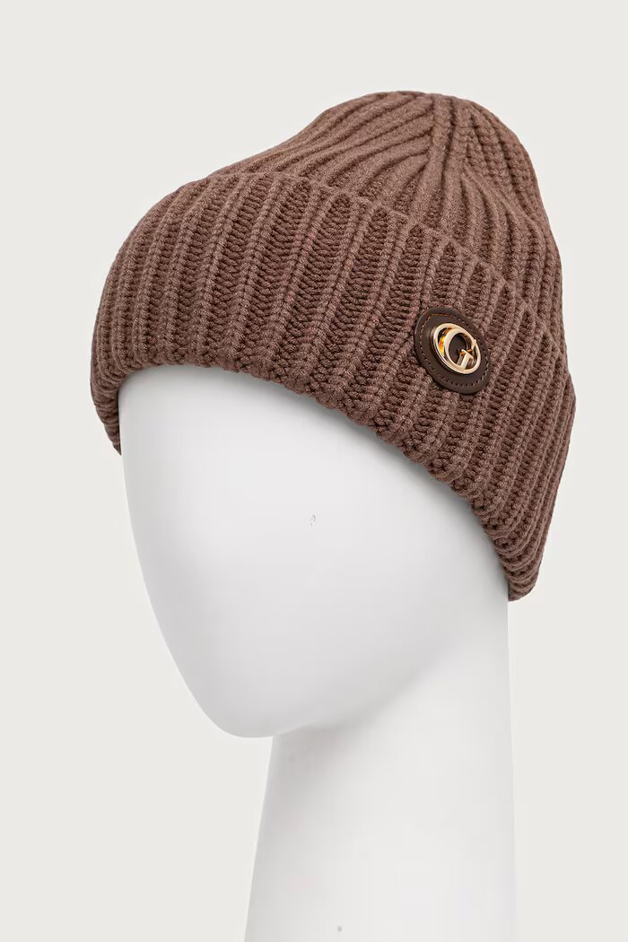 GUESS шапка дамска кафява AW5638 POL01