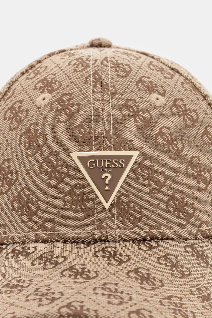 GUESS Шапка с козирка KATYA в бежово AW5368 POL01