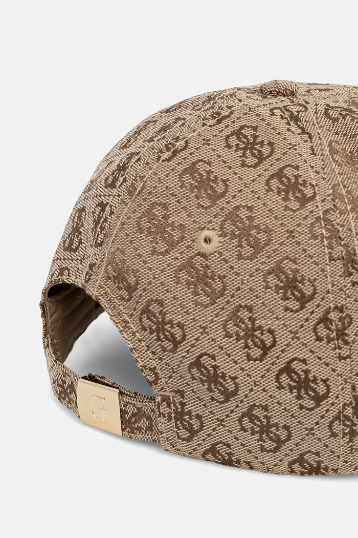 GUESS Шапка с козирка KATYA в бежово AW5368 POL01