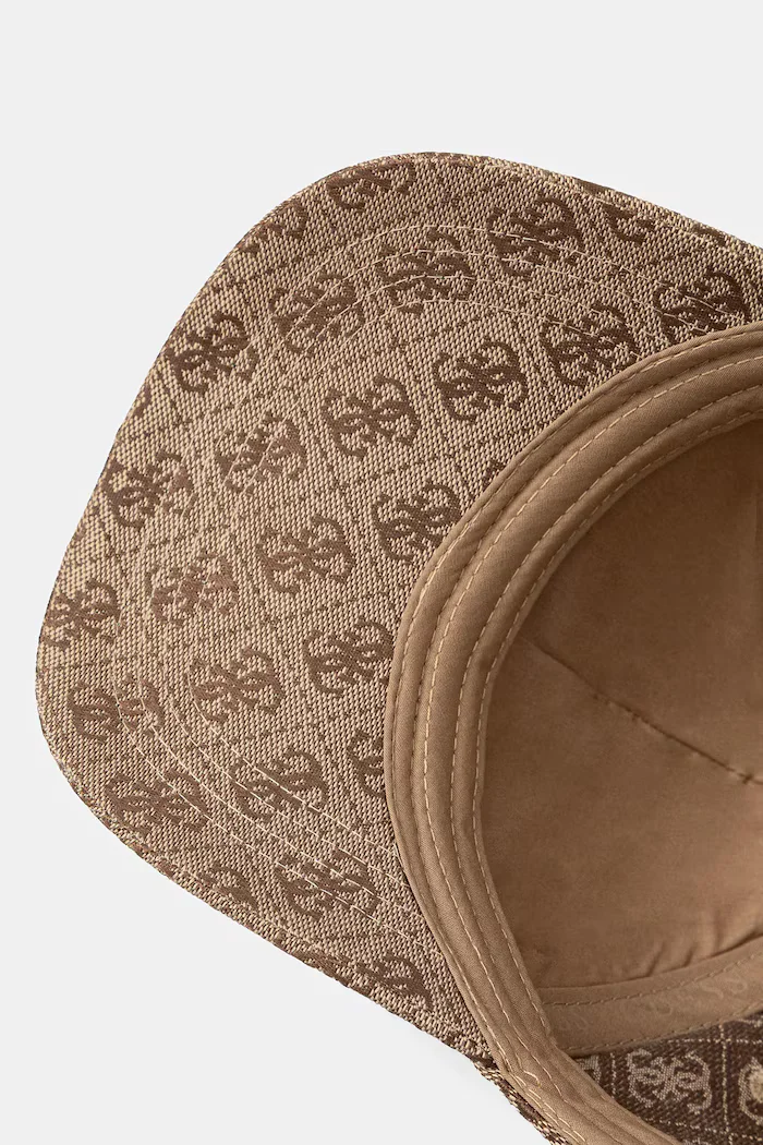GUESS Шапка с козирка KATYA в бежово AW5368 POL01