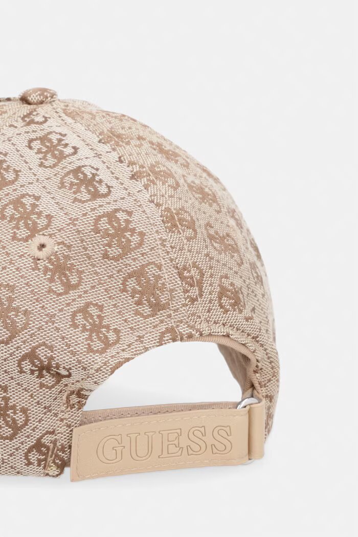 GUESS шапка с козирка мъжка MILANO бежова AM9614 POL01