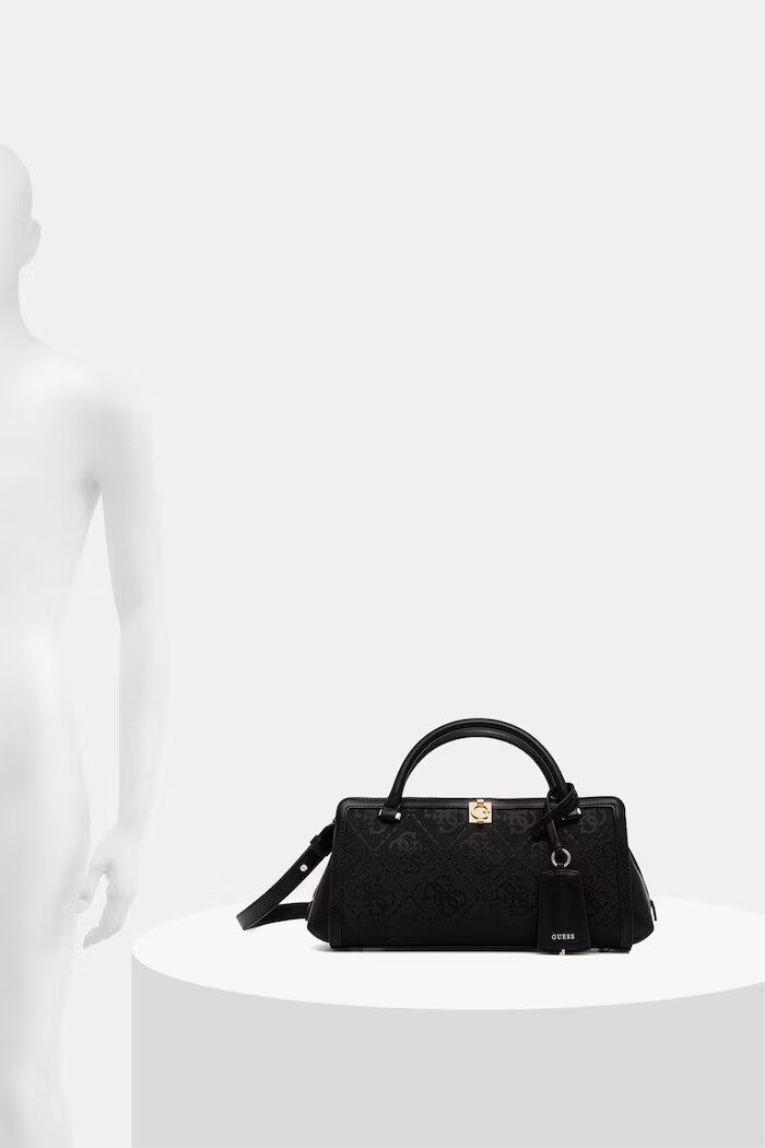 GUESS шопинг чанта дамска AUDREY черна HWJG97 55060