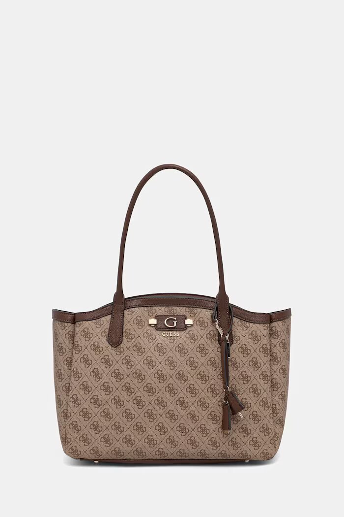GUESS шопинг чанта дамска LINDSEY кафява HWSG97 49230