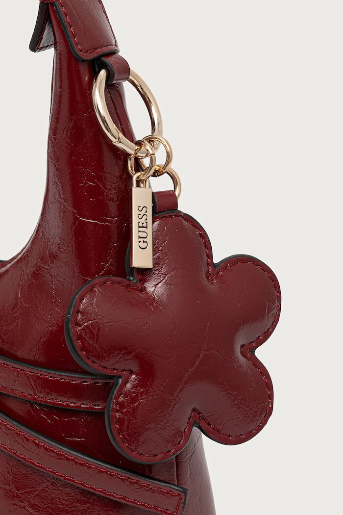 GUESS шопинг чанта дамска TAYLOR червена HWTG23 25770