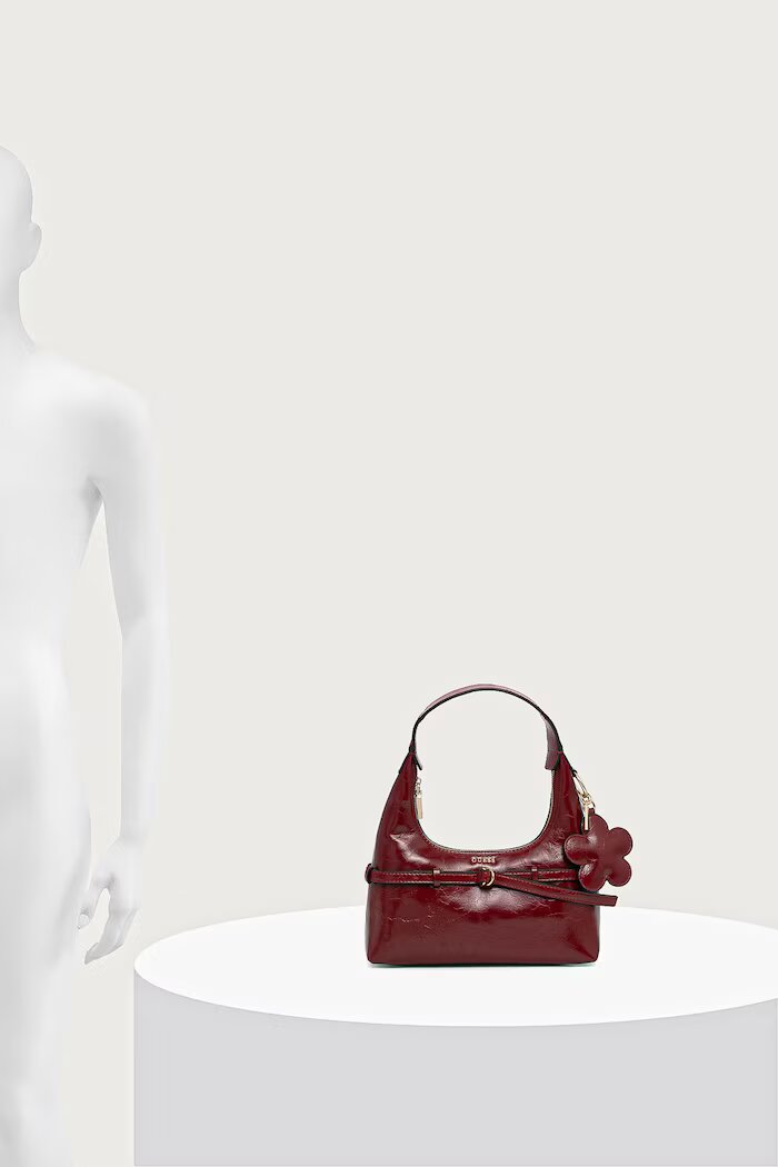 GUESS шопинг чанта дамска TAYLOR червена HWTG23 25770
