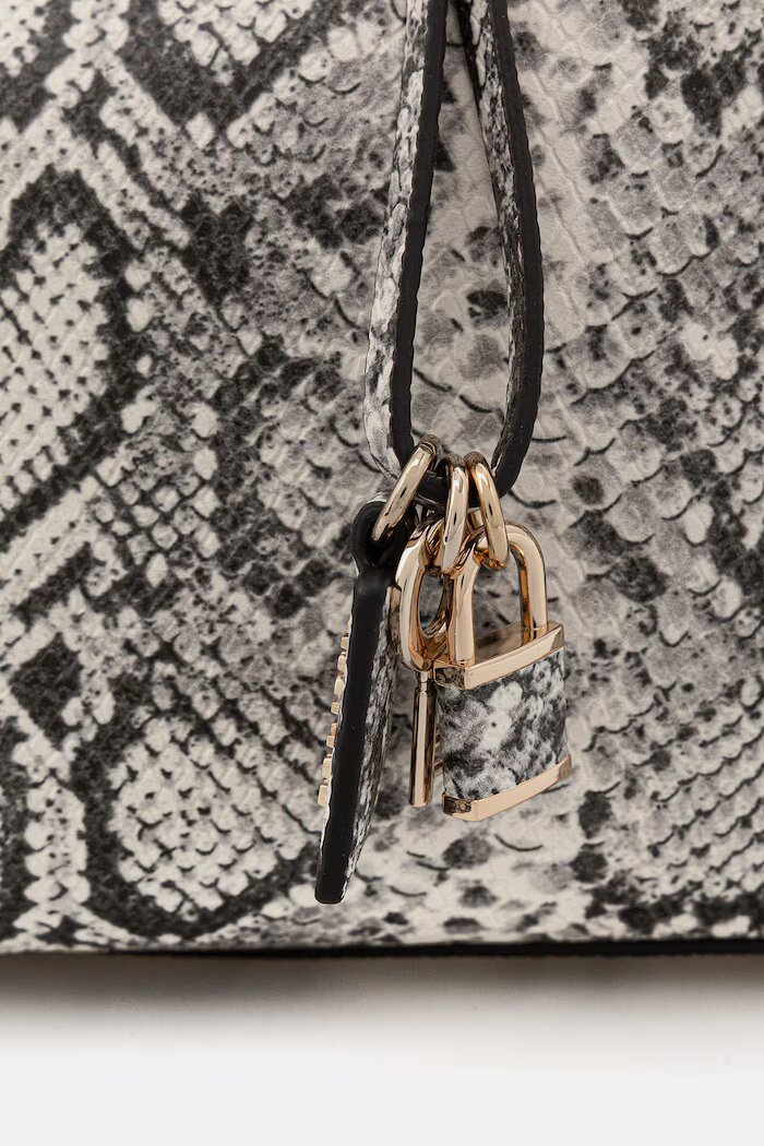 GUESS шопинг чанта дамски BIANCA сива HWKG99 07060