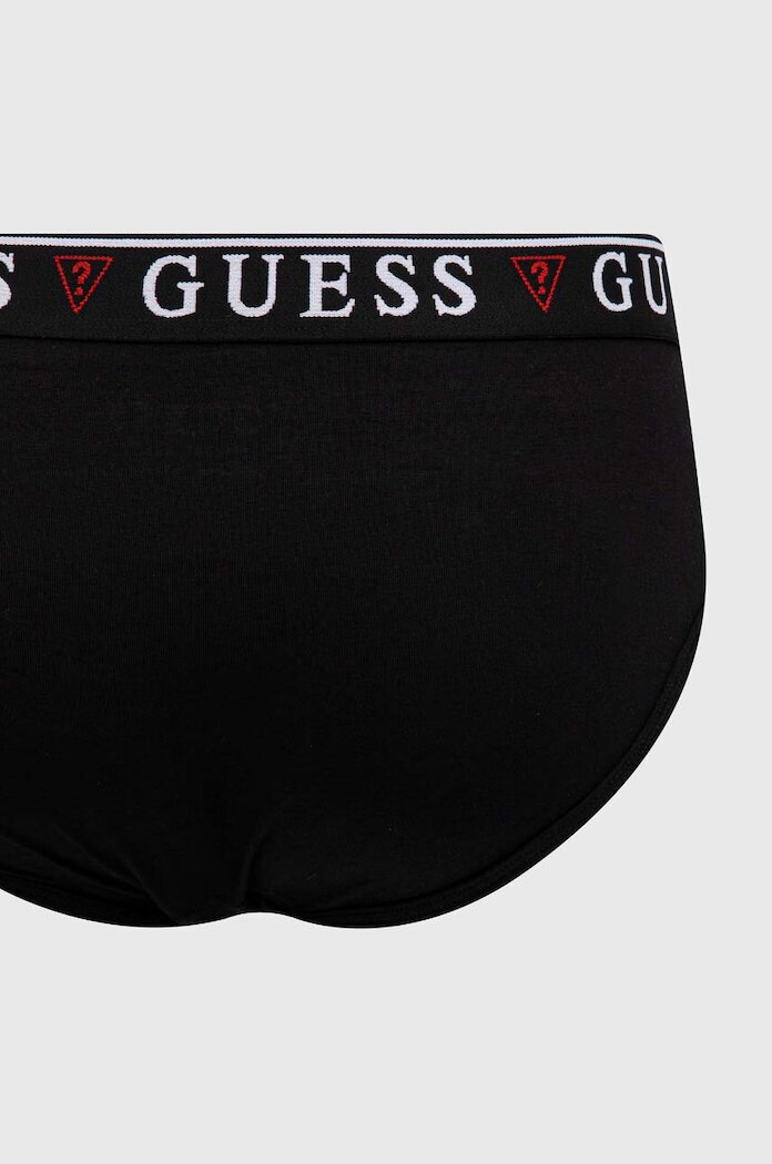 GUESS Слипове (3 броя) BRIAN в черно U97G00 KCD31