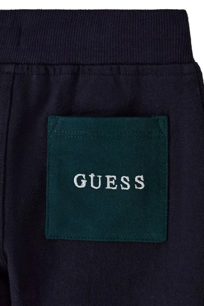 GUESS спортен анцуг за деца от памук черен I6YG09 K4032