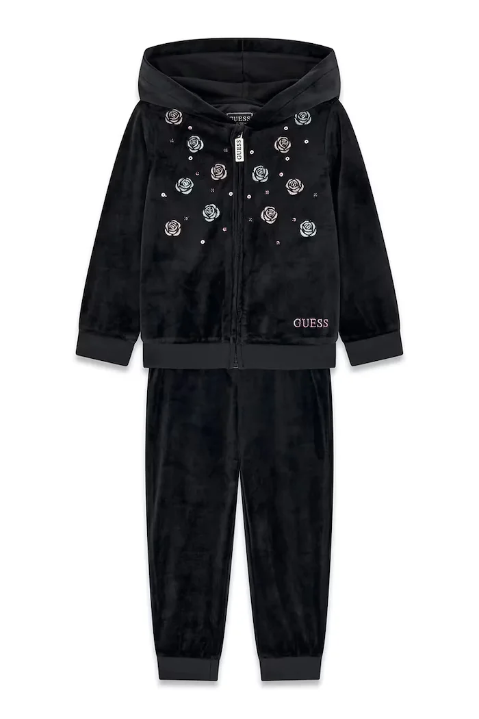 GUESS спортен комплект анцуг за деца черен K6BG05 K5912