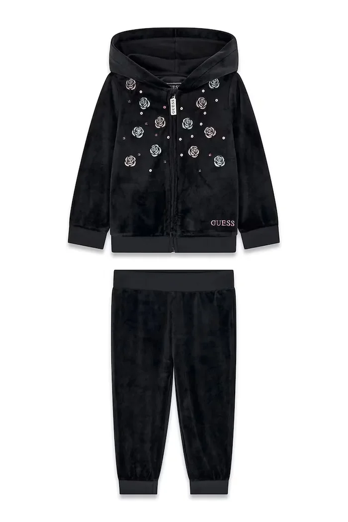 GUESS спортен комплект анцуг за деца черен K6BG05 K5912
