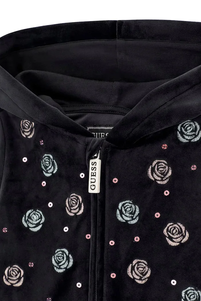 GUESS спортен комплект анцуг за деца черен K6BG05 K5912