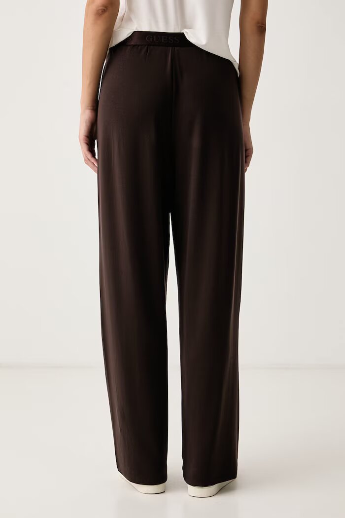GUESS спортен панталон дамски с лиосел JUNIE кафяв O6BB06 K5060