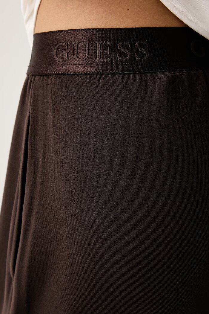 GUESS спортен панталон дамски с лиосел JUNIE кафяв O6BB06 K5060