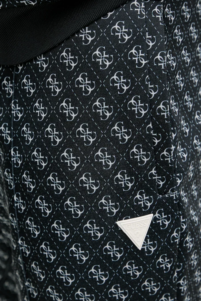 GUESS Спортен панталон KORBIN мъжки в черно с десен Z2BB05 K7122