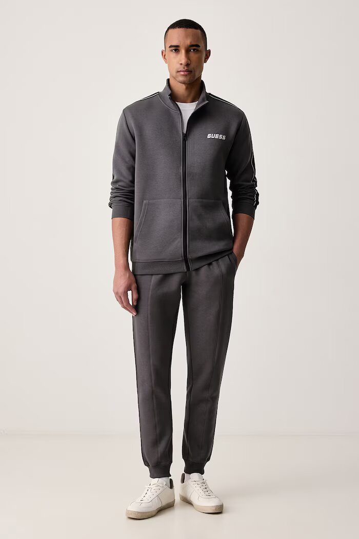 GUESS спортен панталон мъжки с памук MICKEY сив Z2YB09 KB3P2