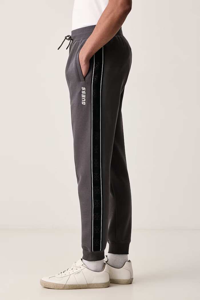 GUESS спортен панталон мъжки с памук MICKEY сив Z2YB09 KB3P2