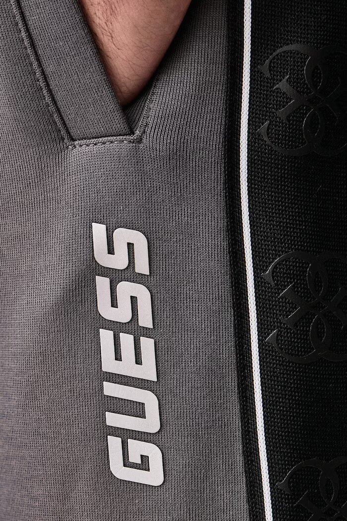 GUESS спортен панталон мъжки с памук MICKEY сив Z2YB09 KB3P2