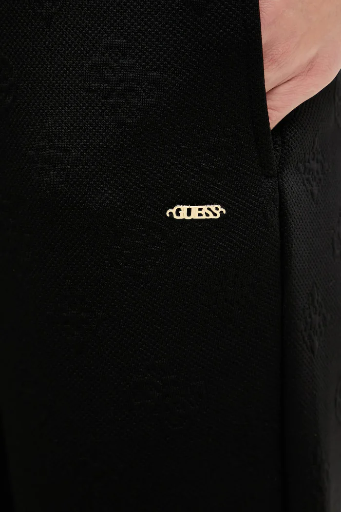GUESS Спортен панталон PEONY в черно с изчистен дизайн V5YB06 KBSL2