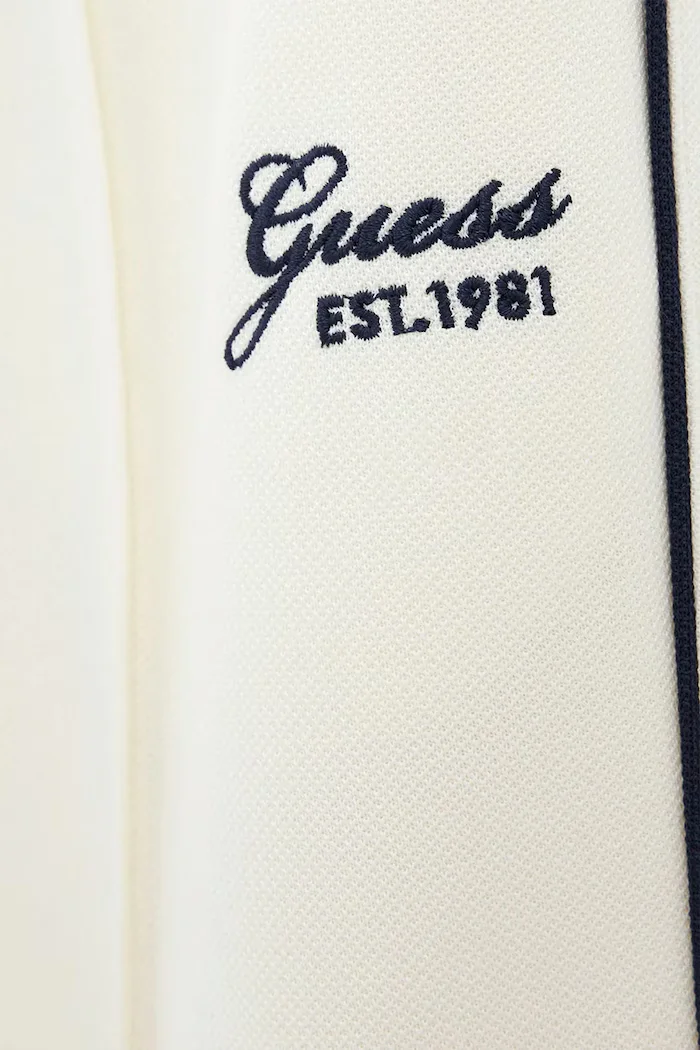 GUESS спортен панталон за деца от памук бял със стандартна талия J6YB12 K3932