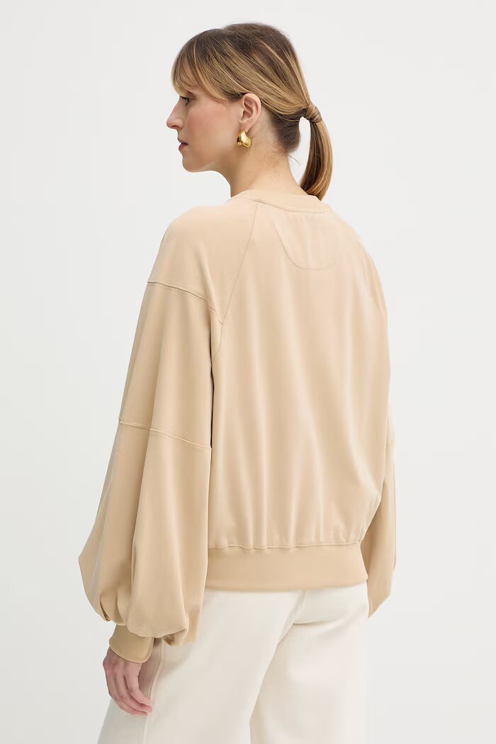 GUESS Суичър 4G в бежово с апликация W6RQ13 KD332
