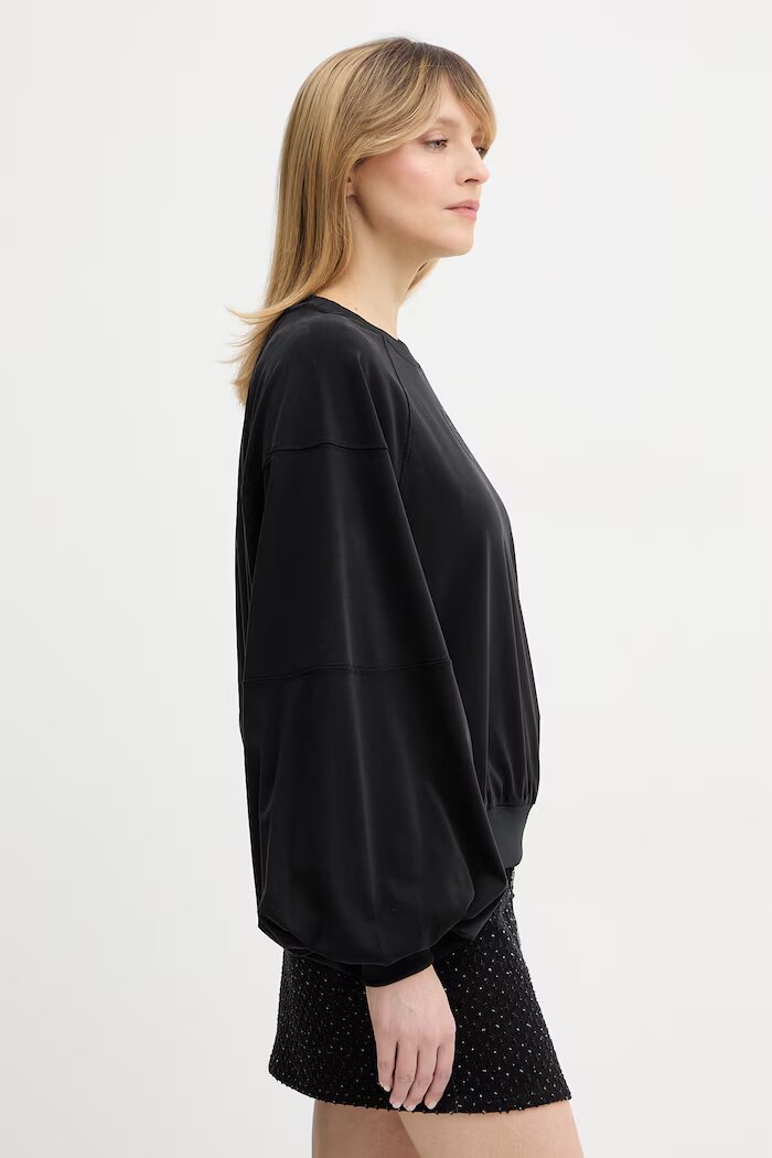 GUESS Суичър 4G в черно с апликация W6RQ13 KD332