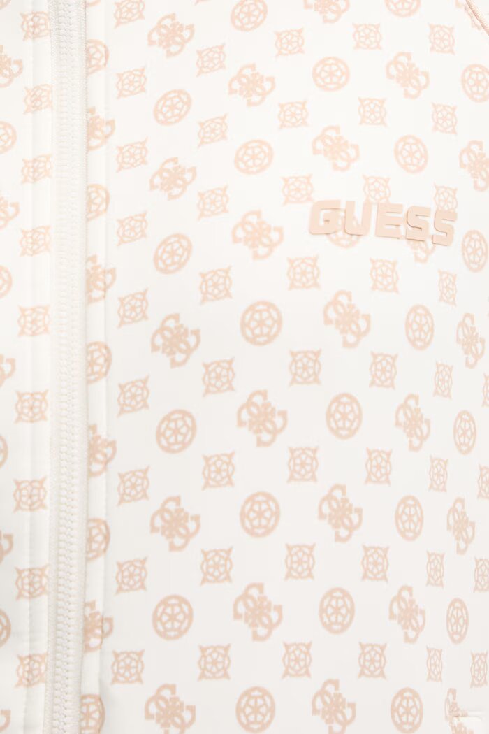 GUESS Суичър AGGIE в бежово с десен V5YQ03 KB212