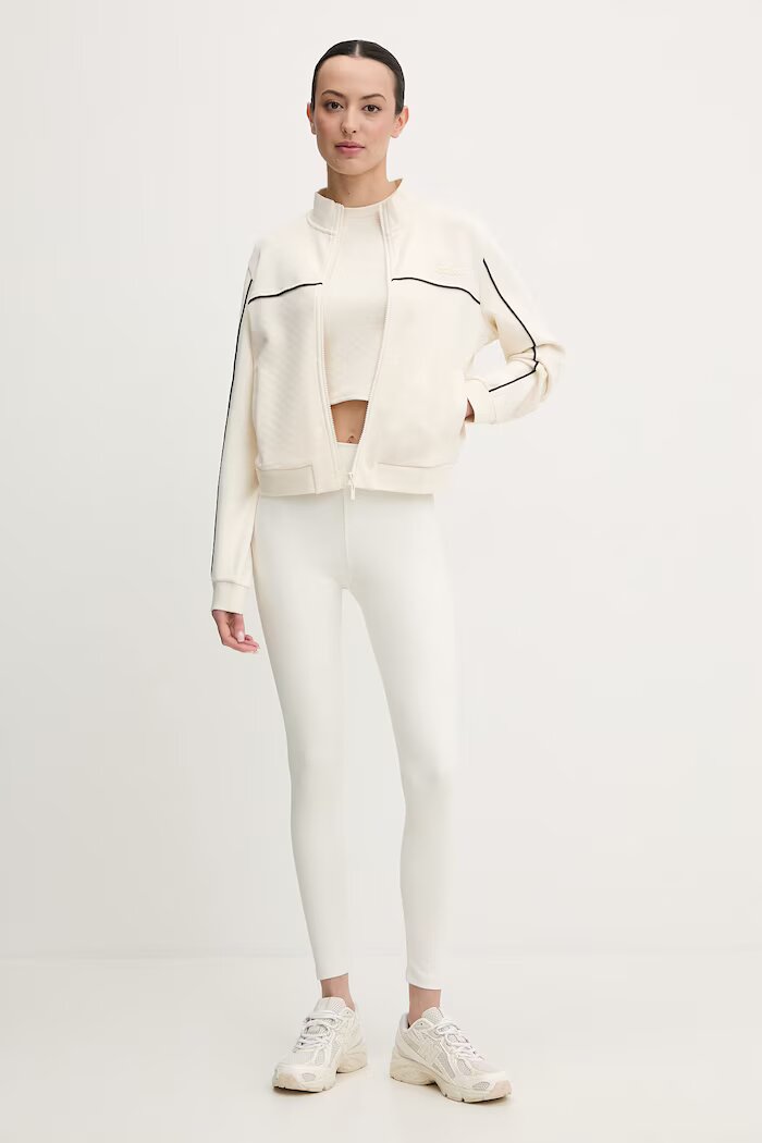 GUESS Суичър CLARA в бежово с апликация V6GQ09 K3001