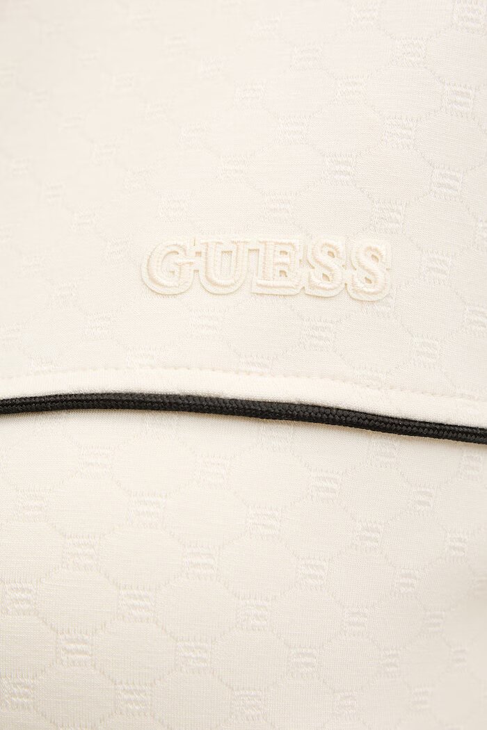 GUESS Суичър CLARA в бежово с апликация V6GQ09 K3001