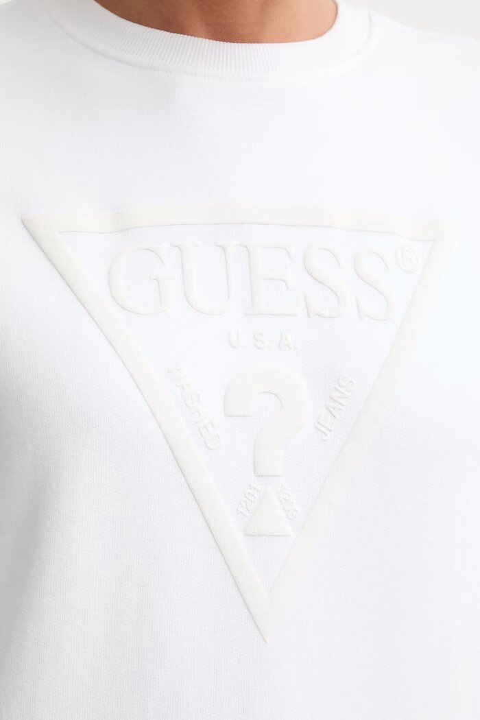 GUESS суичър дамски с памук бял W6YQ04 K3858