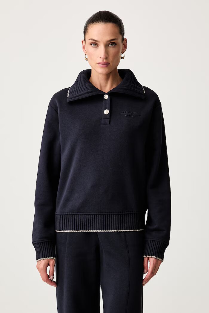 GUESS суичър дамски с памук X NORTH SAILS тъмносин W6YQ22 K5315