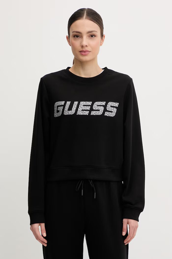 GUESS суичър дамски SILVY черен V6GQ13 K3091