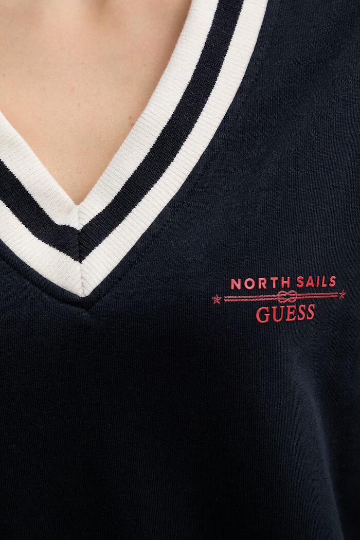 GUESS суичър дамски X NORTH SAILS тъмносин W6GQ11 K3480