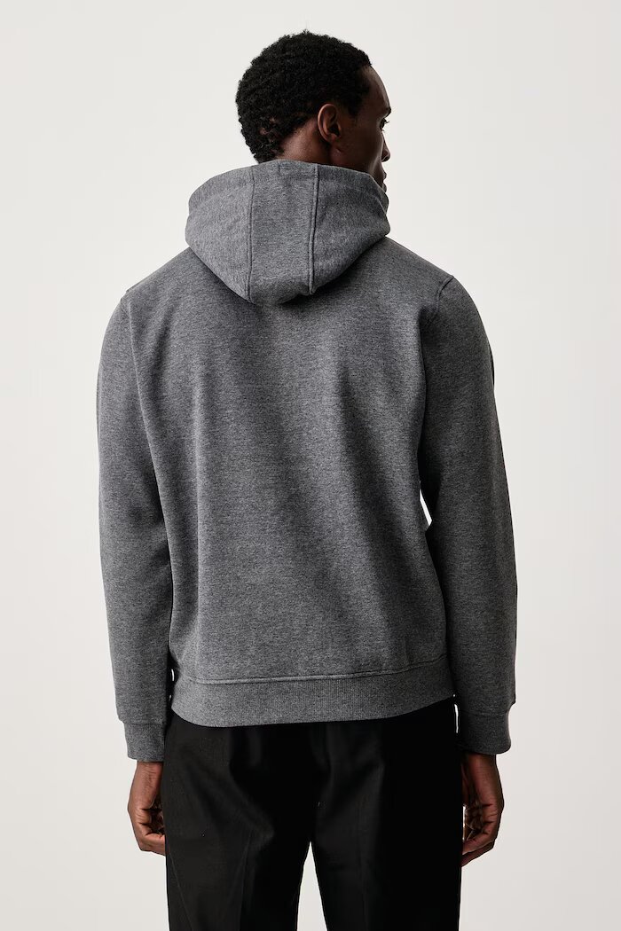 GUESS суичър с качулка мъжки с памук сив M6BQ31 K6562