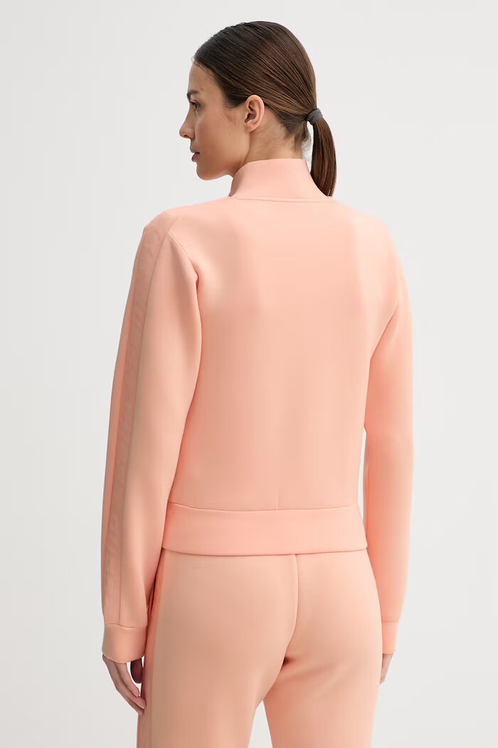 GUESS суичър с цип дамски с вискоза NEW ALLIE оранжев V2YQ17 K7UW2