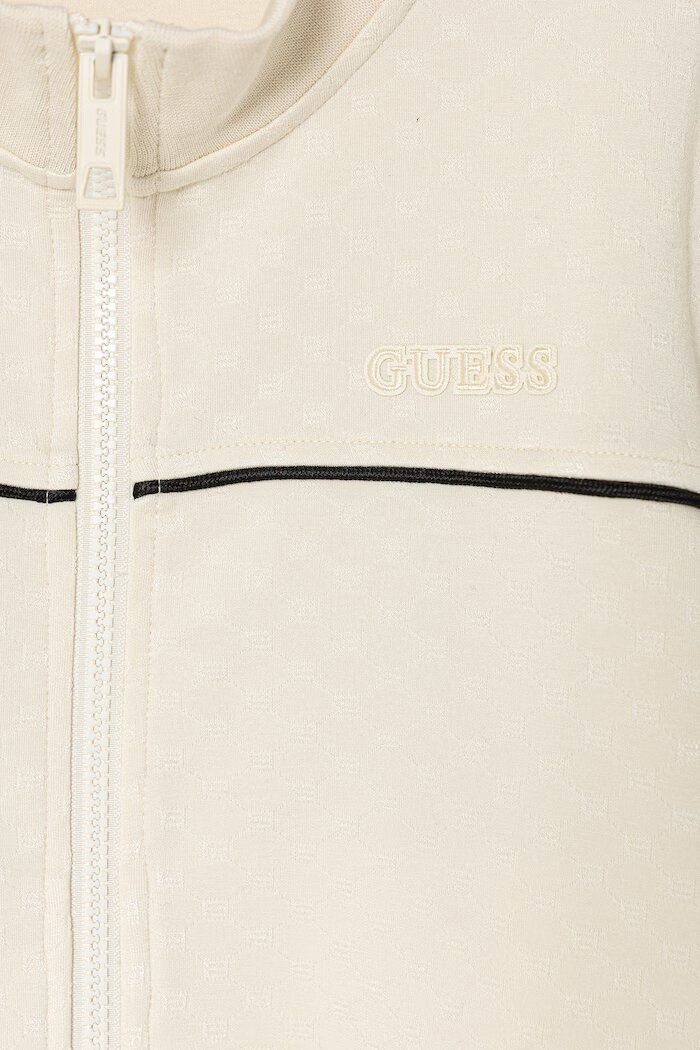 GUESS суичър с цип за деца бежов J6GQ08 KF972