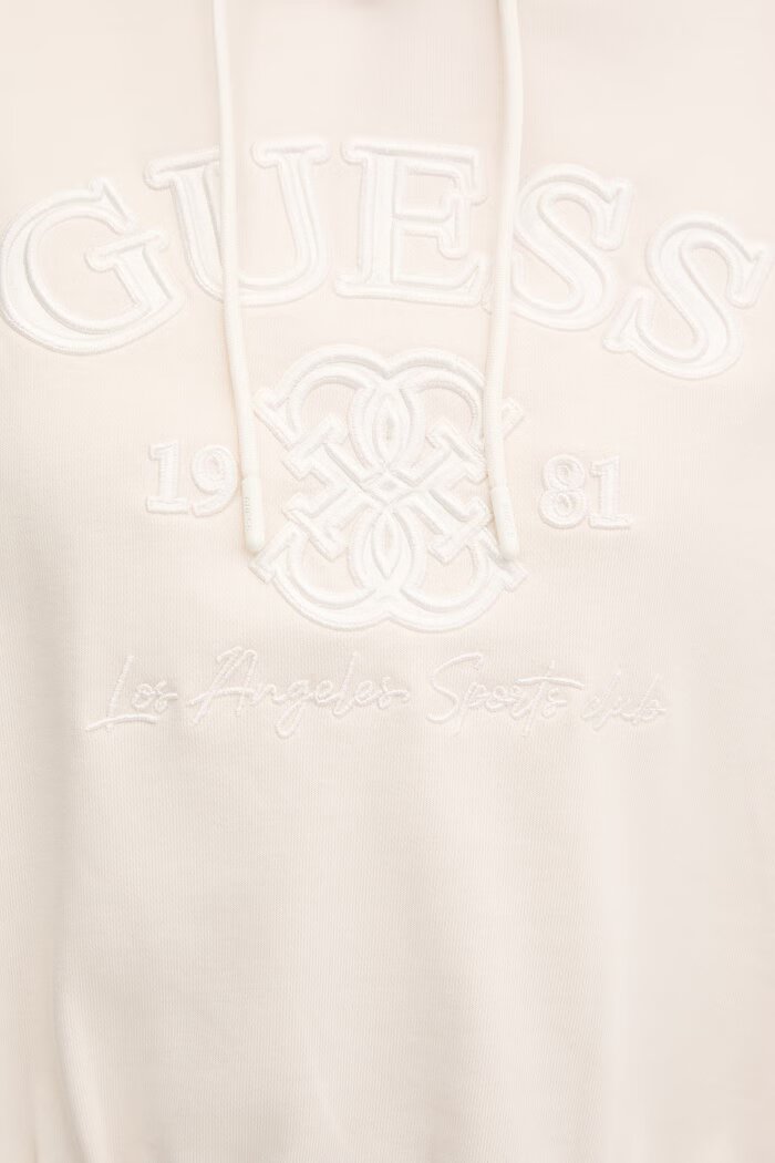 GUESS Суичър YAYOI в бежово с качулка с апликация V6RQ03 KD761