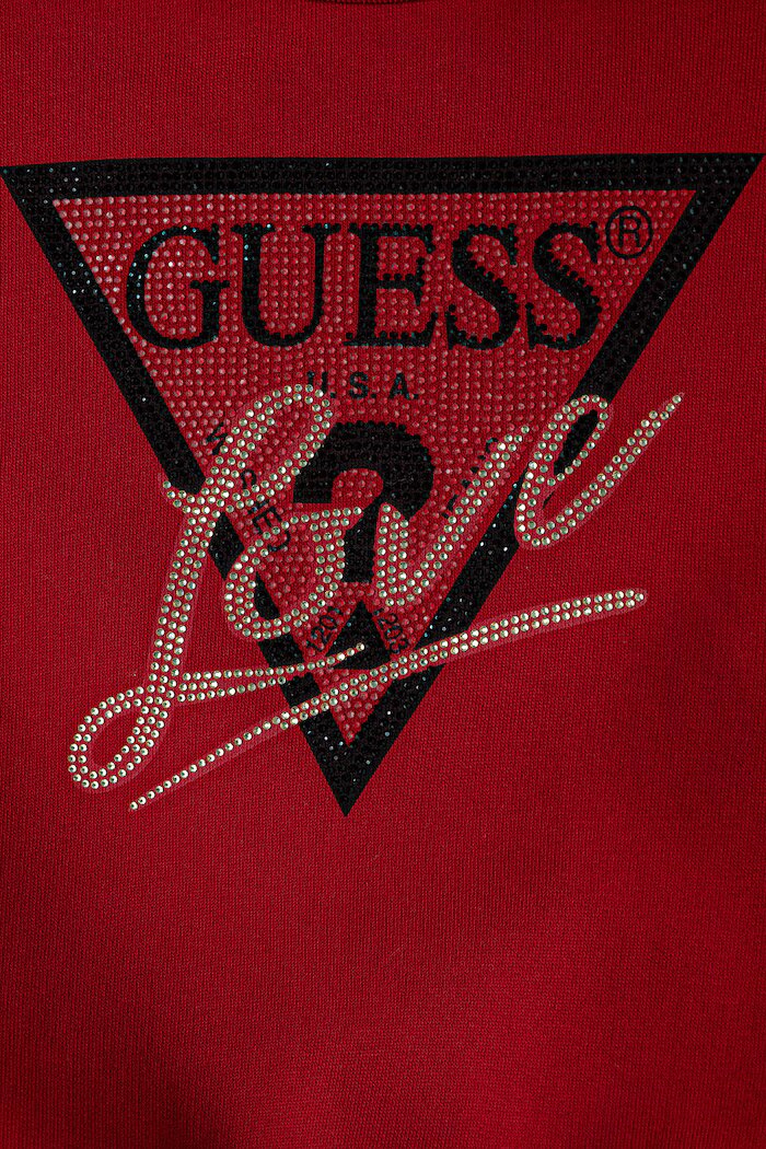 GUESS суичър за деца от памук червен J6BQ20 K8007