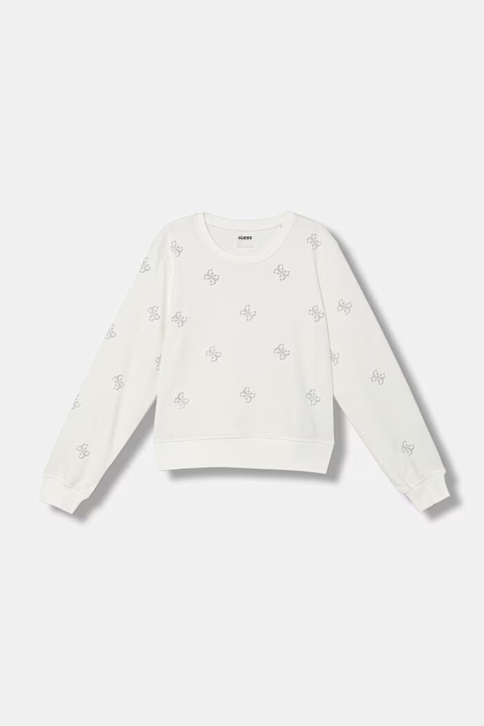 GUESS суичър за деца с памук бял J6GQ06 KF712