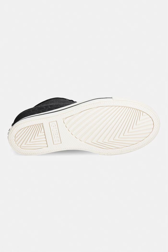 GUESS SUNDAE високи кецове дамски черни високи FLTSUN FAL12