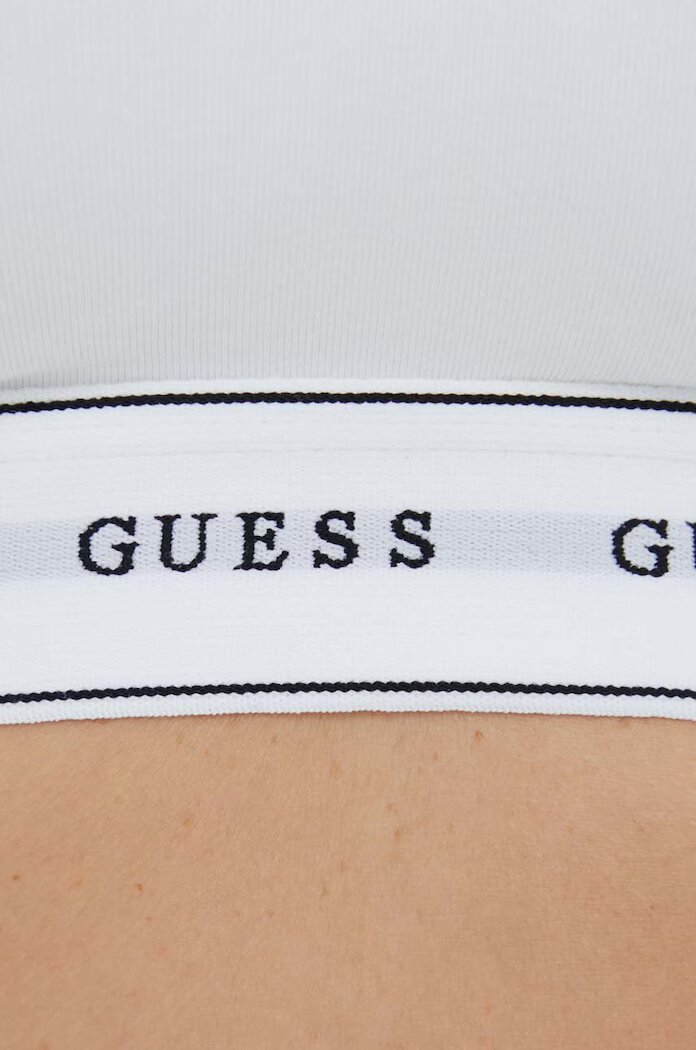 GUESS Сутиен CARRIE в бяло с изчистен дизайн O1GC15 KBBU1