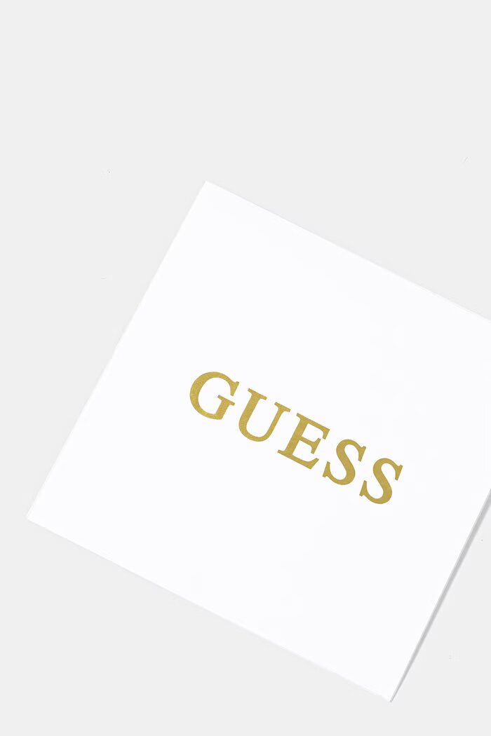 GUESS Тънък шал EMELIE в бяло с десен AW5522 VIS03