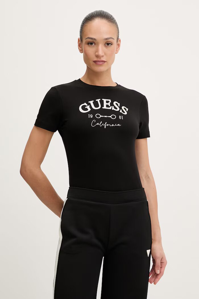 GUESS Тениска BEATRIZ дамска в черно V6RI02 J1314