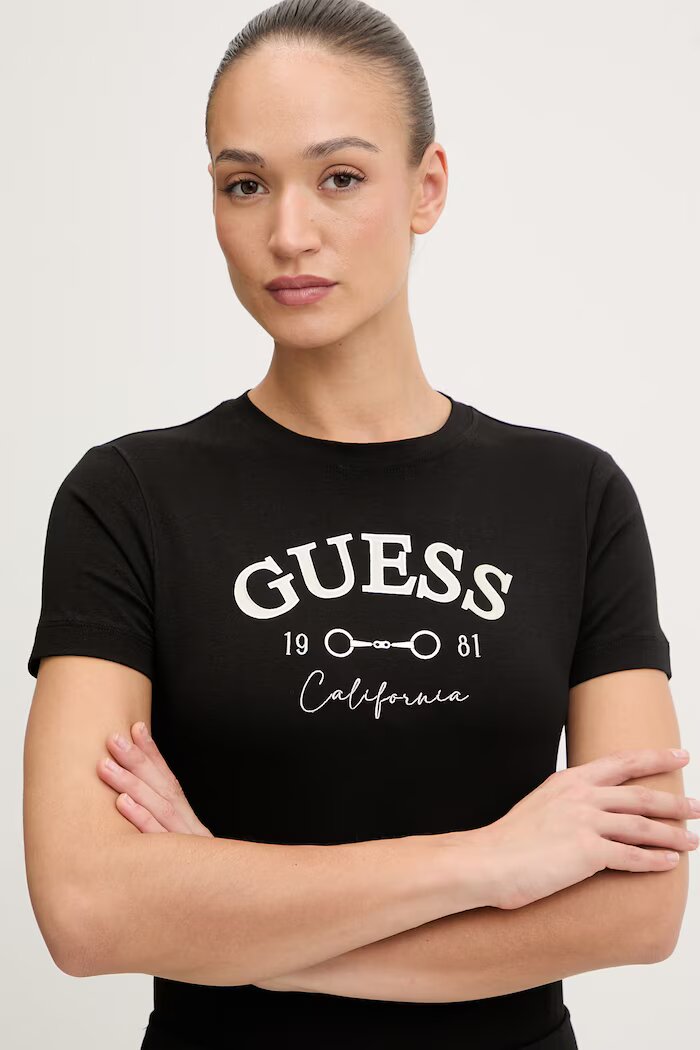 GUESS Тениска BEATRIZ дамска в черно V6RI02 J1314