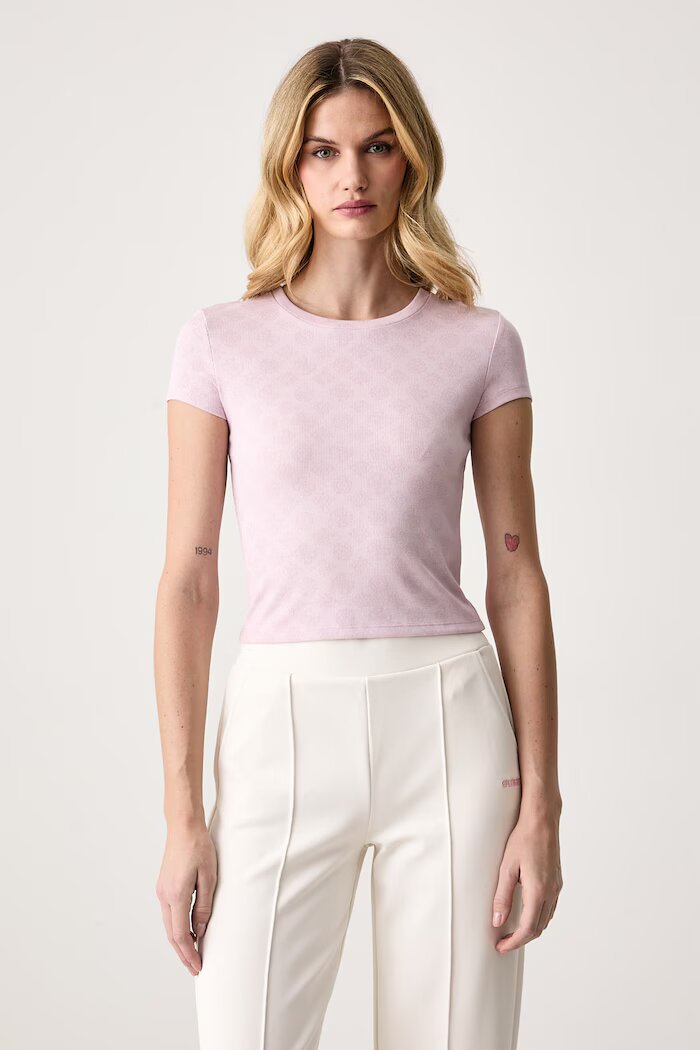 GUESS тениска дамска MARILU розова V6BP14 K7191
