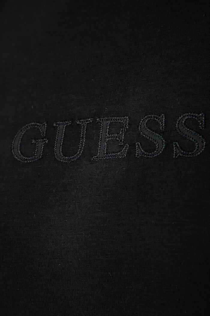 GUESS тениска дамска с модал MARIKA черна O6GI00 KBF92