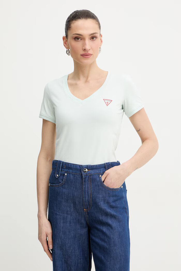 GUESS Тениска дамска в розово W2YI45 J1314
