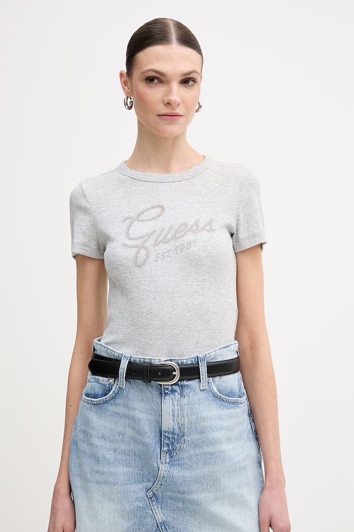 GUESS Тениска дамска в сиво W6RI22 KA0H1