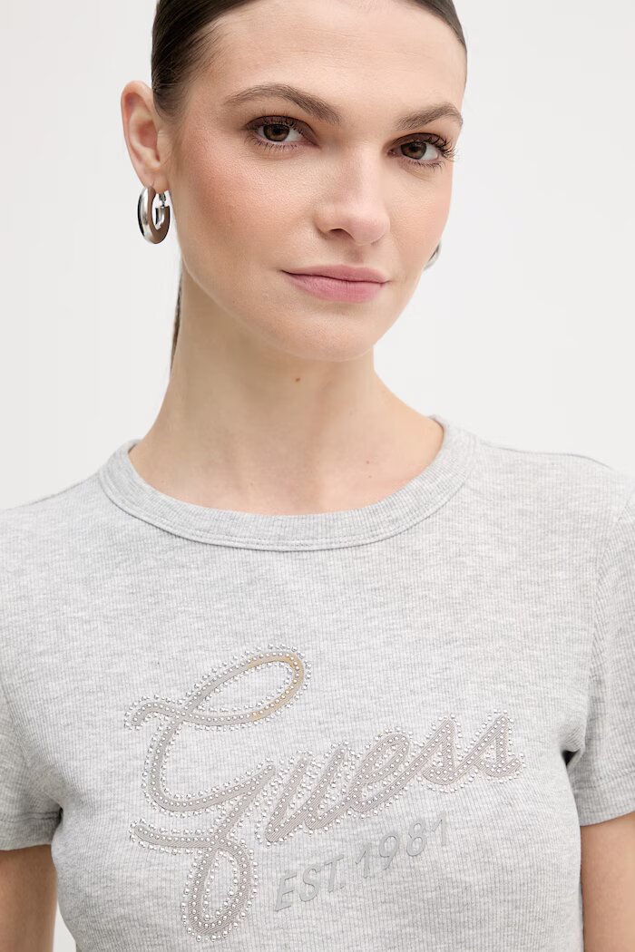 GUESS Тениска дамска в сиво W6RI22 KA0H1
